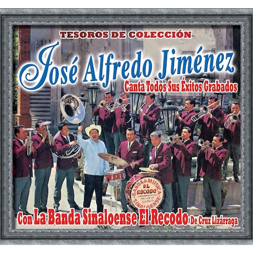 CD José Alfredo Jiménez Éxitos Grabados con La Banda Sinaloense El Recodo de Cruz Lizárraga-Tesoros de Colección