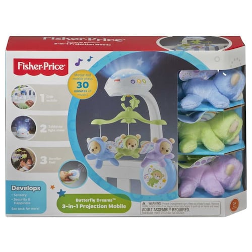 Móvil para Bebés 3 en 1 Sueños de Mariposa Fisher-Price