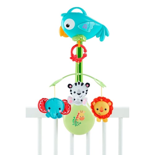 Fisher-Price Móvil Musical 3 en 1 Amigos de la Naturaleza