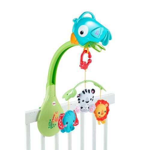 Fisher-Price Móvil Musical 3 en 1 Amigos de la Naturaleza