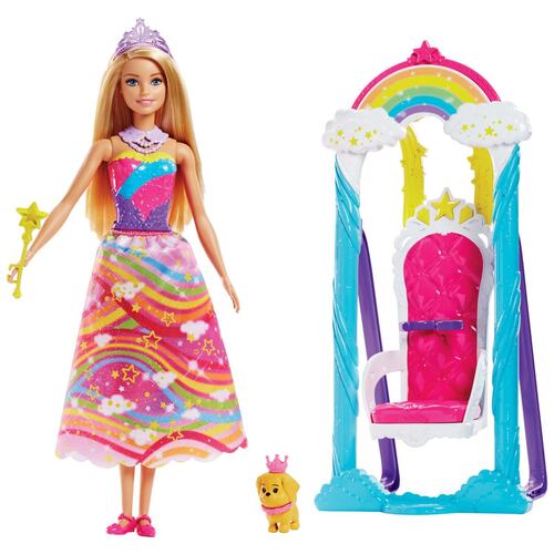 Barbie Dreamtopia Trono de Arcoíris