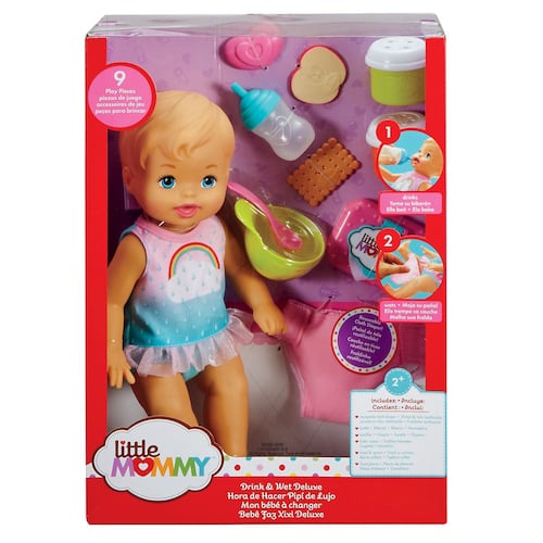 Muñeca Little Mommy Kit Hora de hacer Pipí