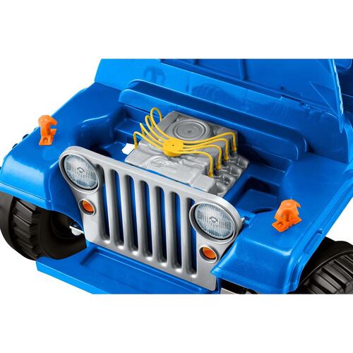  Fisher-Price Power Wheels, Hot Wheels Jeep Wrangler, Vehículo Montable para niños de   meses en