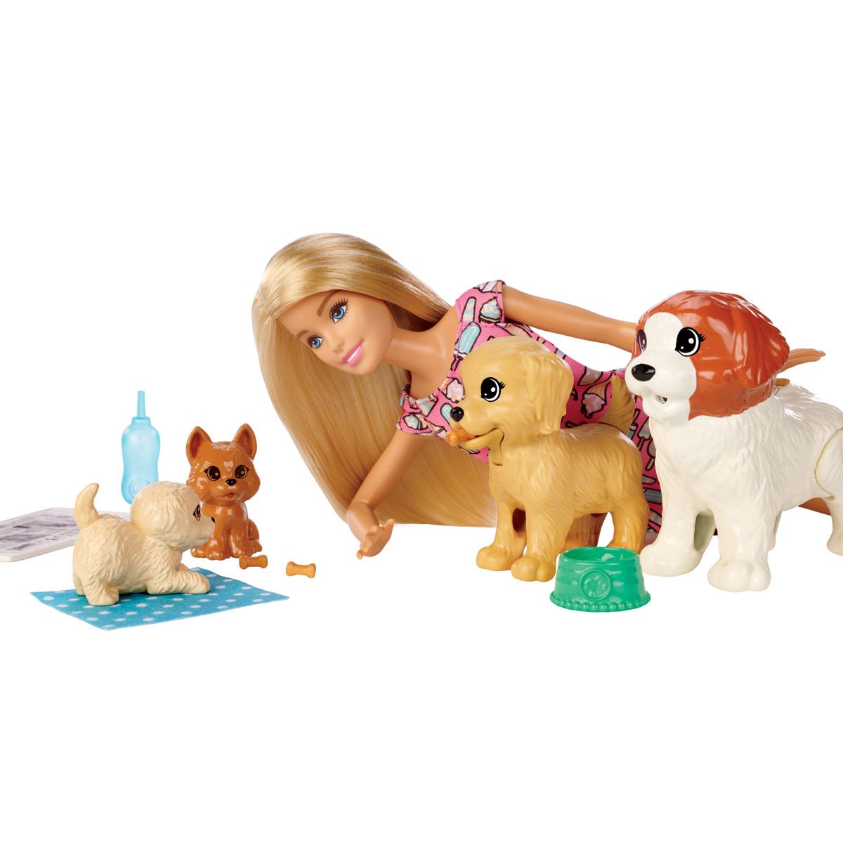 Barbie alberca de perritos hot sale