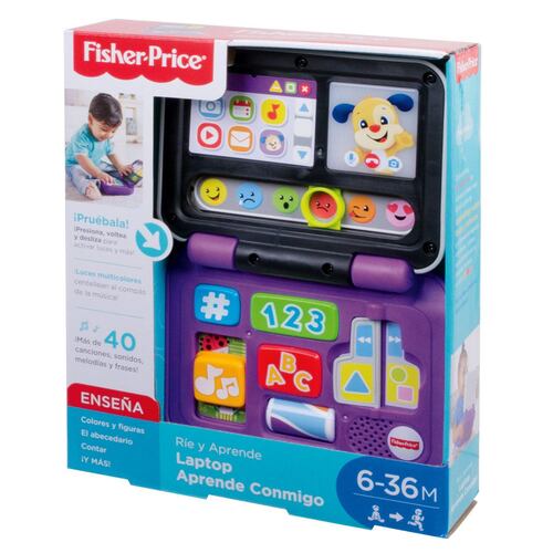 Fisher Price Rie y Aprende Laptop Aprende Conmigo