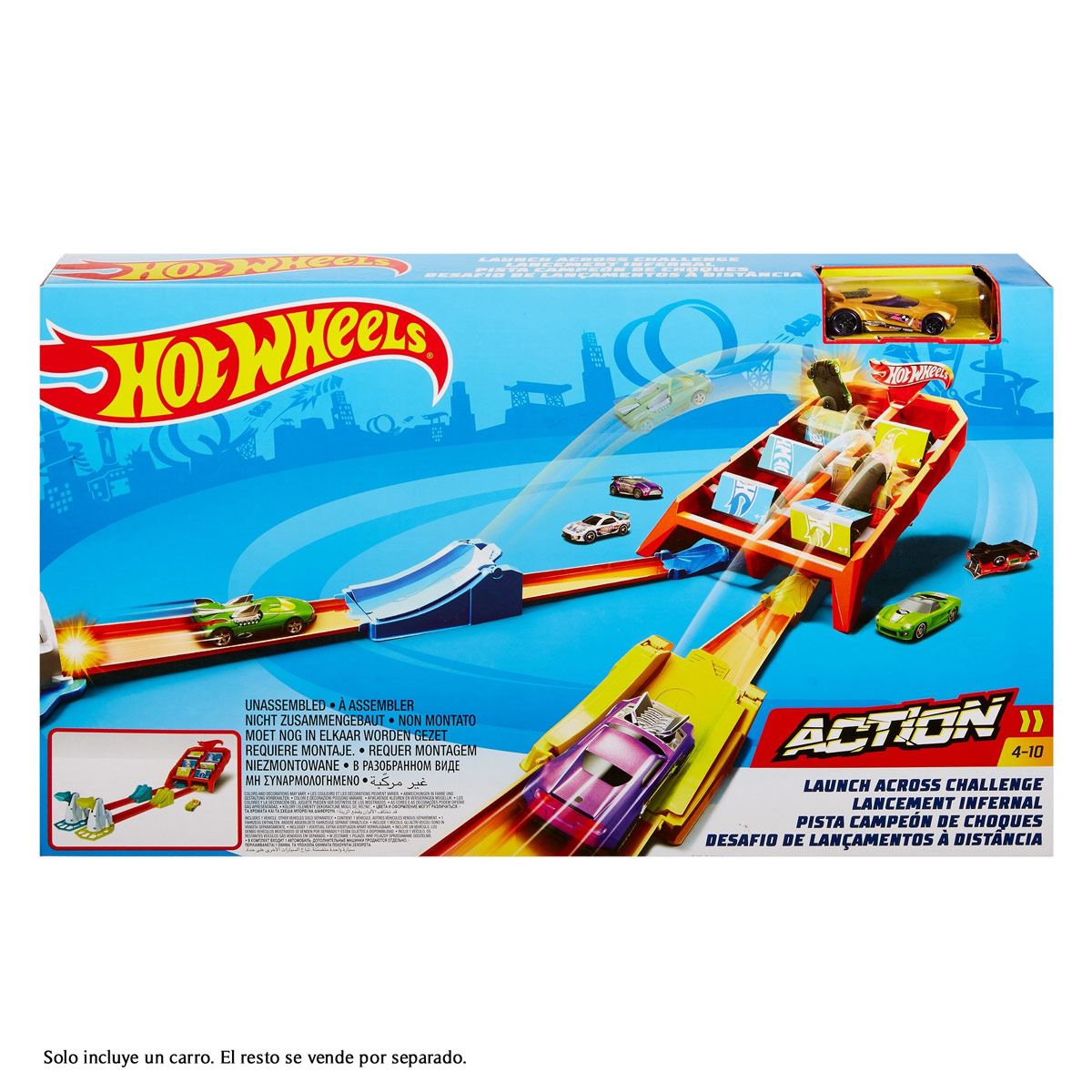 Pista de discount choques hot wheels