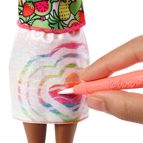 Barbie Fashion Muñeca + Crayola Sorpresa de Frutas