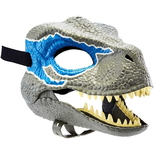 Jurassic World Máscara Super Mordida Velociraptor Blue