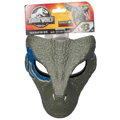 Jurassic World Máscara Super Mordida Velociraptor Blue