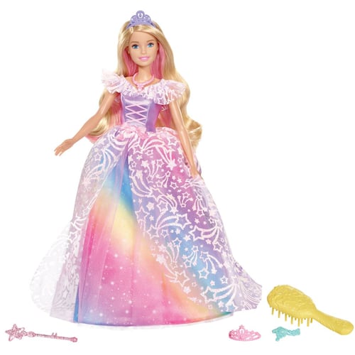 Barbie Princesa Vestido Colores