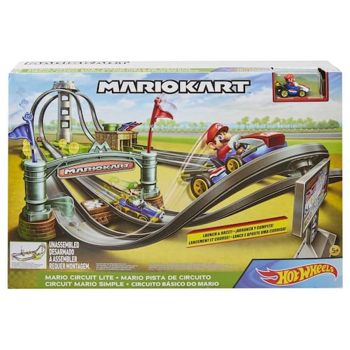 Pista de Juguete Mario Kart Hot Wheels