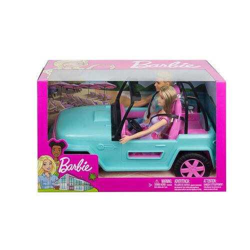 Muñeco Barbie Ken y Barbie Vehículo Estate