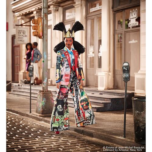Muñeca Barbie Jean-Michel Basquiat X Signature