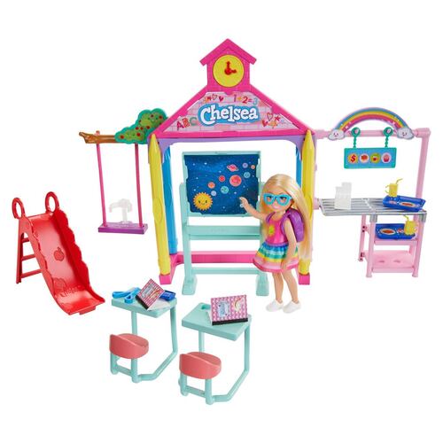 Barbie Club Chelsea  Muñeca Chelsea Set de Juego Escuela