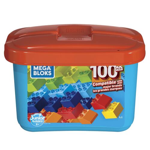 Mega Blocks Mega Caja De Contrucción Mini 100 Piezas