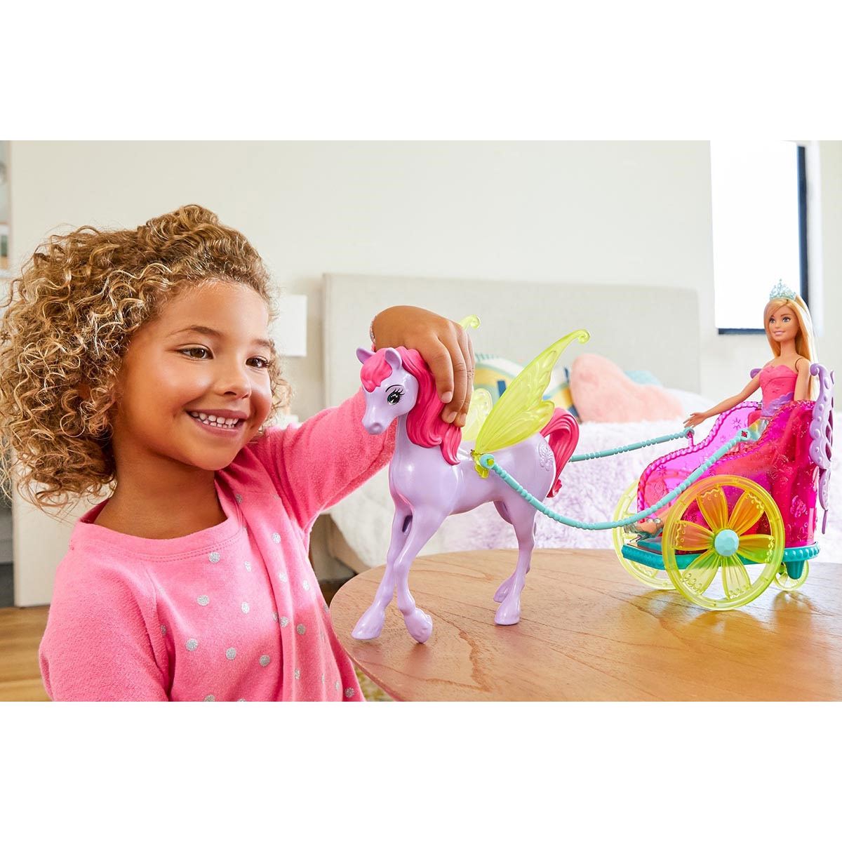 Barbie princesa con online caballo