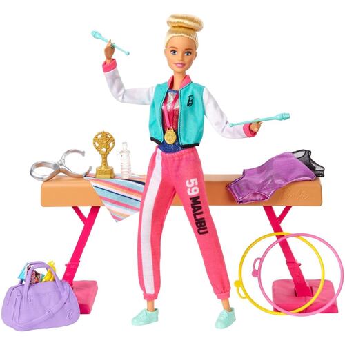 Barbie Careers, Set de Muñeca Gimnasta