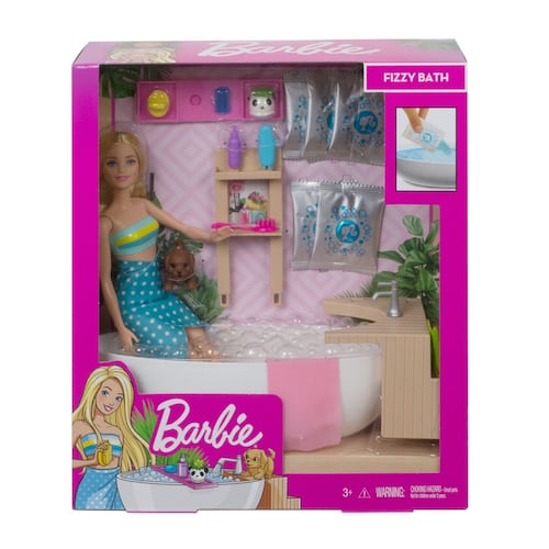 Muñeca Barbie Baño de Espuma Fashionista