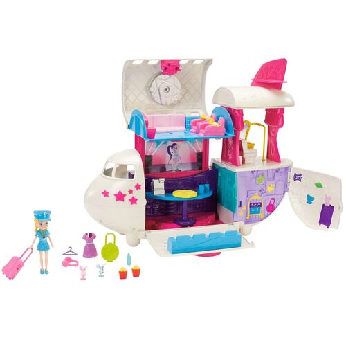 Polly Pocket PP HIGH PRICE Set de Juego El Jet Privado de Polly