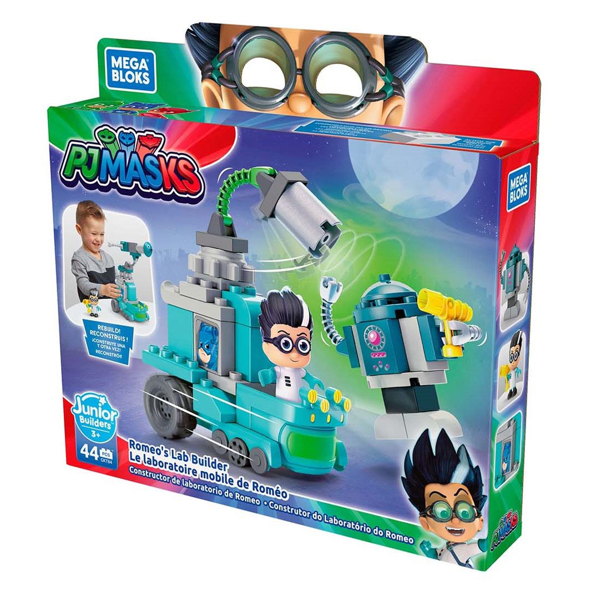 Laboratorio de Romeo PJ Masks Mega Bloks