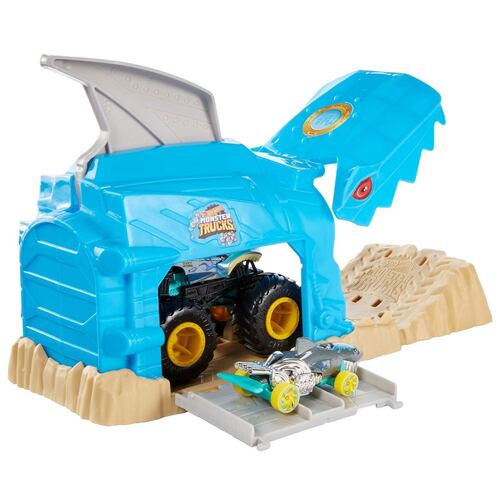 Hot Wheels Monster Trucks Lanzador Shark