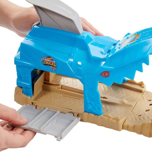Hot Wheels Monster Trucks Lanzador Shark