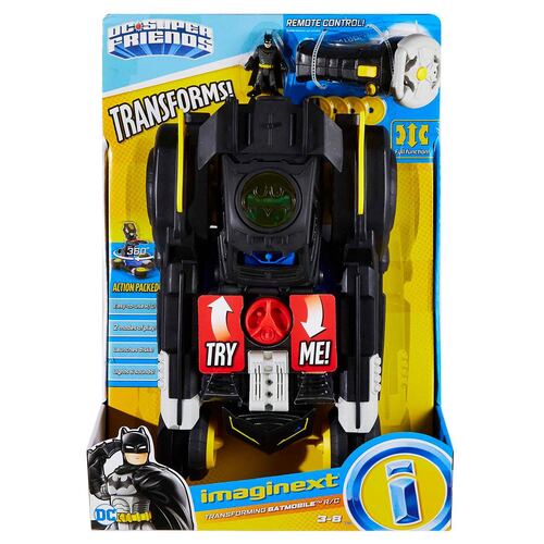 Imaginext DC Super Friends Batimovil Transformable RC