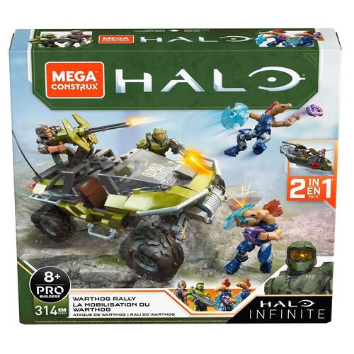Mega Construx Halo Warthog Chase