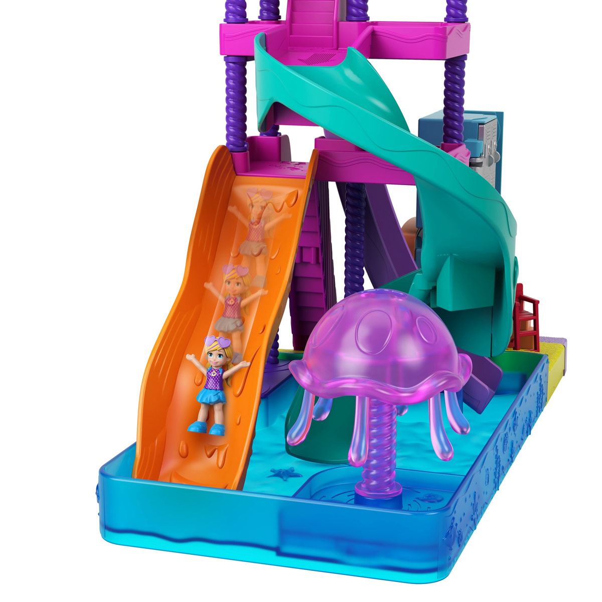 Tobogán Polly Pocket Parque De Diversiones Vintage Polly Pocket