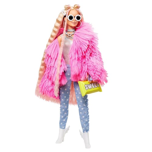 Barbie Fashionista, Barbie Extra abrigo rosa