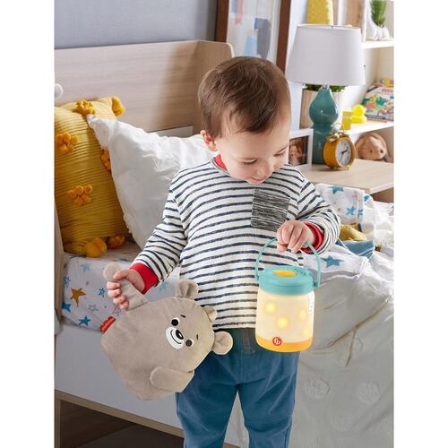 Fisher-Price Baby Osito y proyector de Luces de Luciérnaga