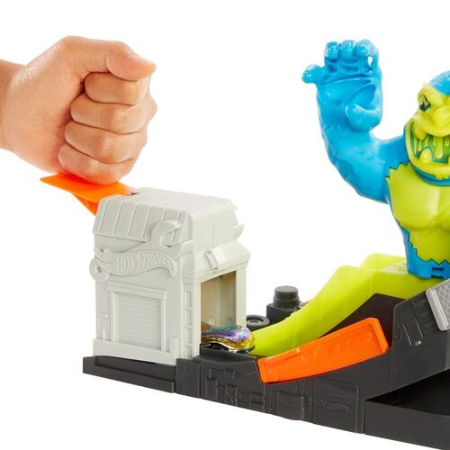 Hot Wheels City, Ataque Tóxico del Gorila, Pista de Juguete