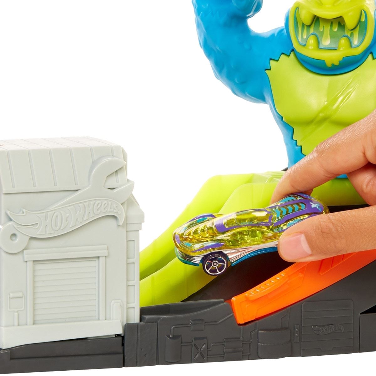 Gorila Toxico Pista Chango Hot Wheels Set Pista Ataque Gorila