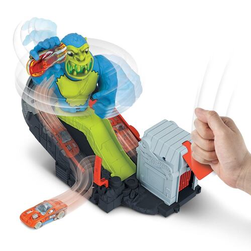 Hot Wheels City, Ataque Tóxico del Gorila, Pista de Juguete