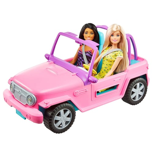 Barbie Estate Jeep Con Muñeca y amiga