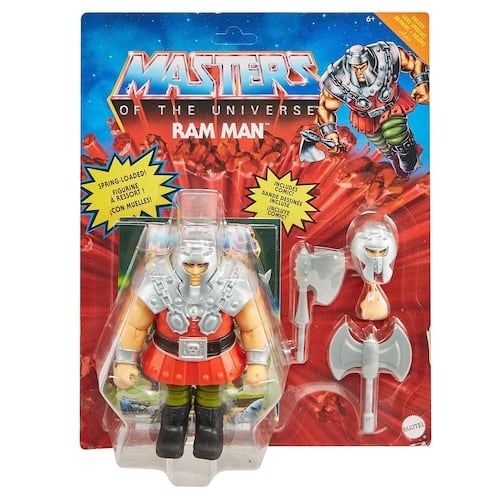 Masters of the Universe Origins, Deluxe Ram Man, Juguete para bebés de 6 años en adelante