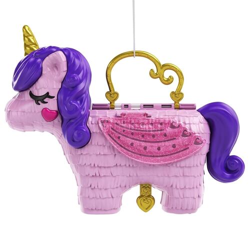 Polly Pocket, Piñata De Unicornio Con Sorpresas