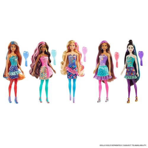 Barbie Color Reveal, Surtido de Fiesta, Muñeca para niñas de 3 años en adelante