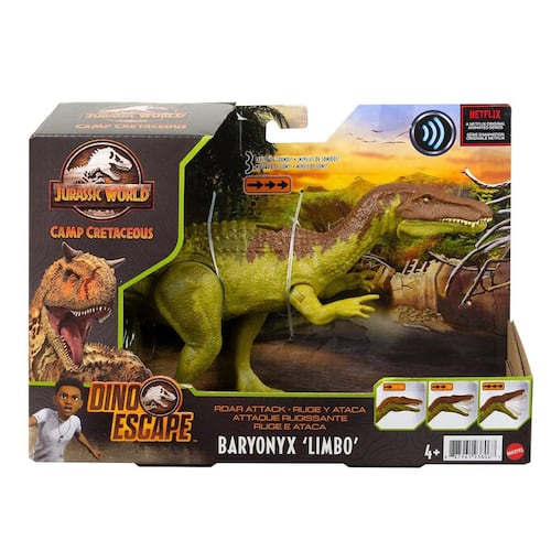Jurassic World, Baryonyx Limbo, Ruge y Ataca