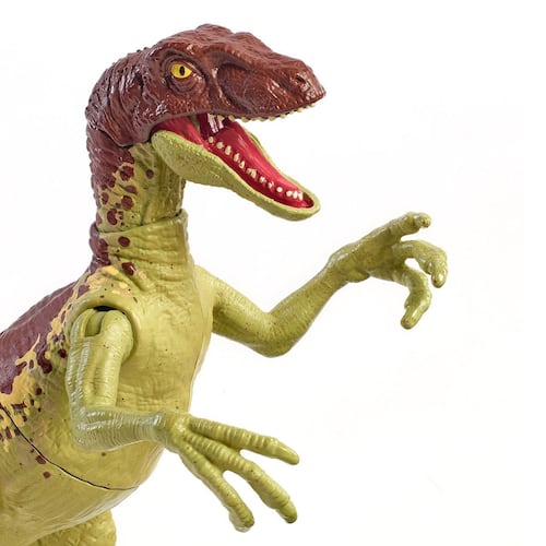 Jurassic World Figuras de Acción, Velociraptor, Fuerza Salvaje, Dinosaurio de Juguete para niños de 4 años en adelante