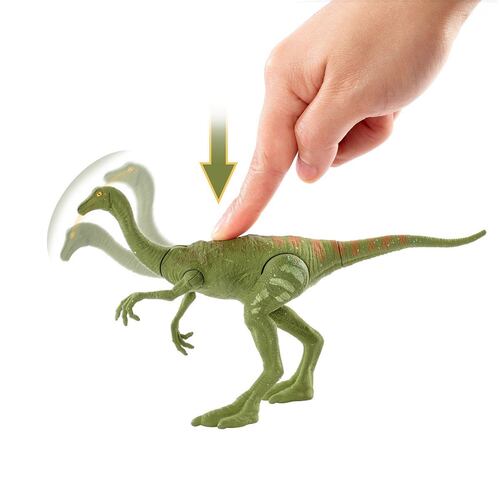 Jurassic World Figuras de Acción, Gallimimus, Fuerza Salvaje, Dinosaurio de Juguete para niños de 4 años en adelante