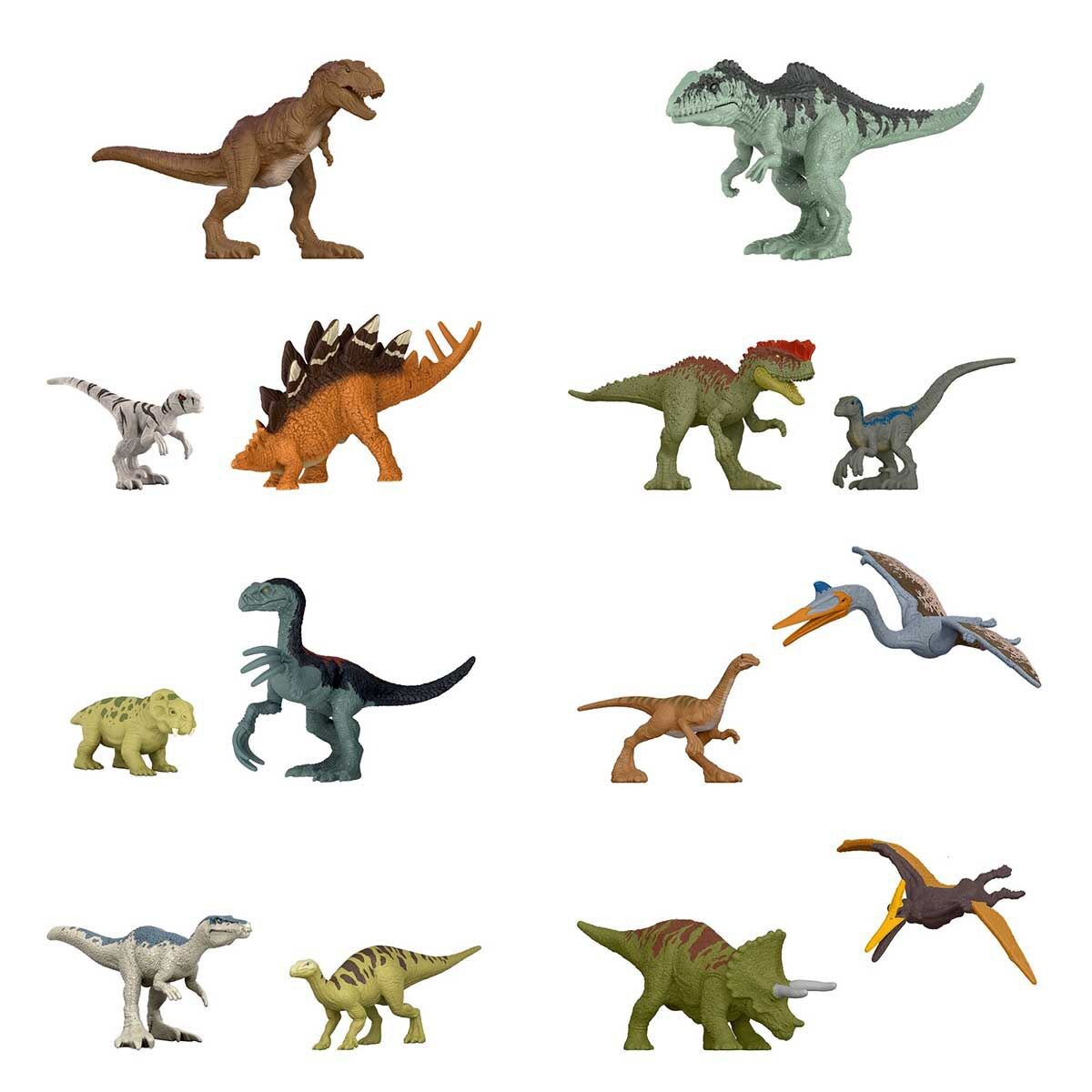 Mini figuras de store jurassic world