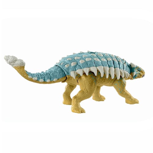 Jurassic World, Ankylosaurus, Ruge y Ataca, Dinosaurio de Juguete para bebés de 4 años en adelante