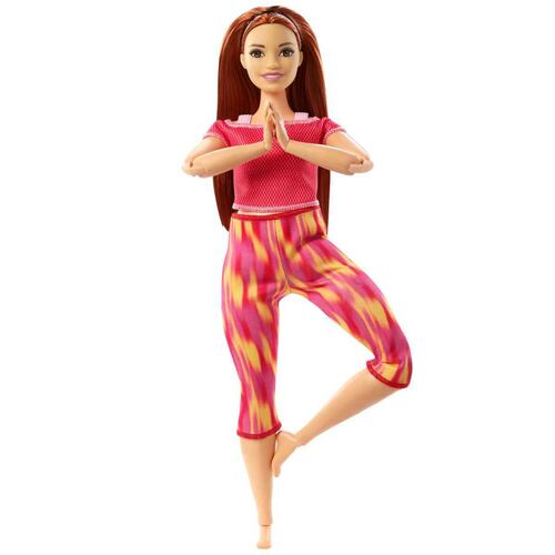 Barbie Fashion & Beauty Muñeca Día de Yoga Rojo