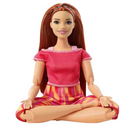 Barbie Fashion & Beauty Muñeca Día de Yoga Rojo