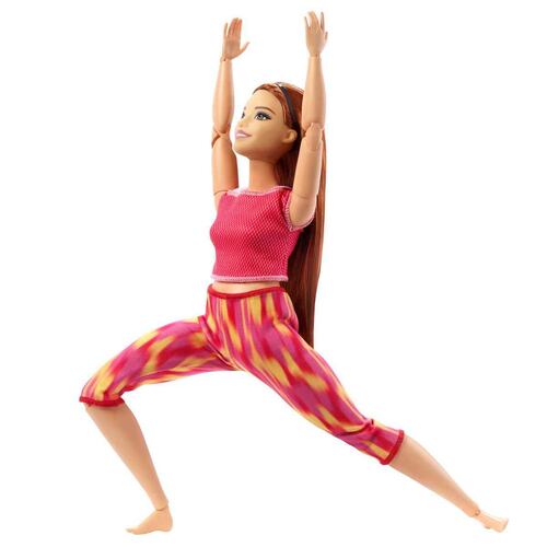 Barbie Fashion & Beauty Muñeca Día de Yoga Rojo