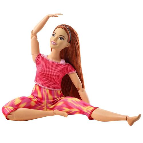 Barbie Fashion & Beauty Muñeca Día de Yoga Rojo