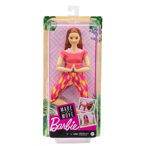 Barbie Fashion & Beauty Muñeca Día de Yoga Rojo