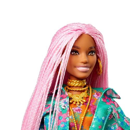 Barbie Fashionista, Barbie Extra Cabello Rosa, Muñeca