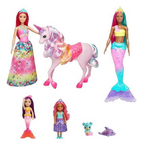 Barbie Dreamtopia, Barbie Customized Set Fantasía, Muñecas